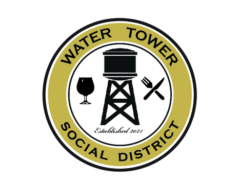 The logo of the Oak Park Michigan Water Tower District.